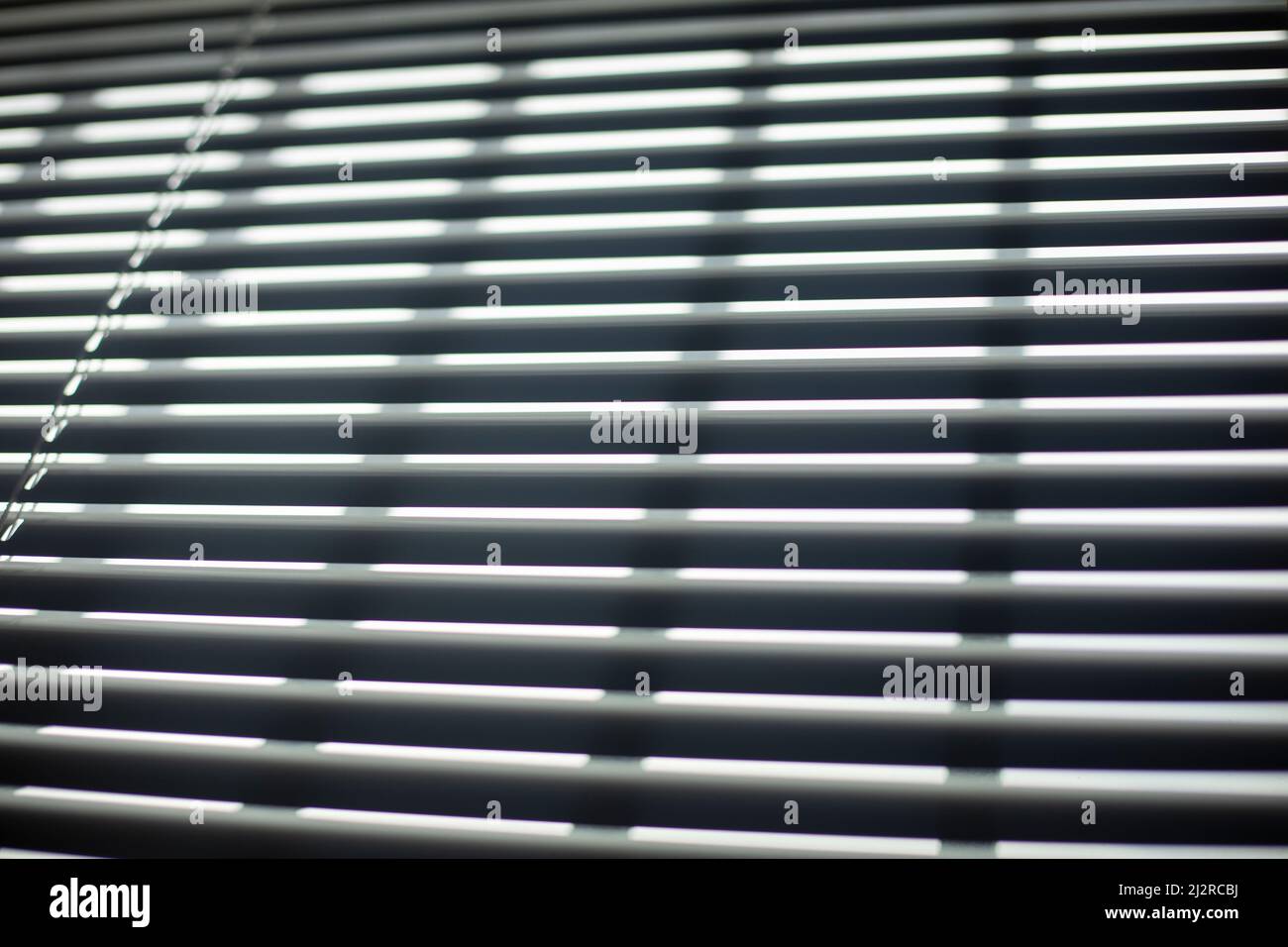 Blinds in house. Protection from light. Texture of blinds is entirely