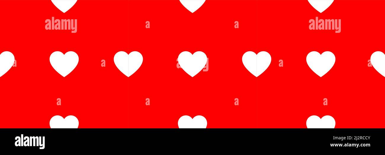 Seamless, repeatable heart shape, icon pattern, texture. Heart wrapper ...