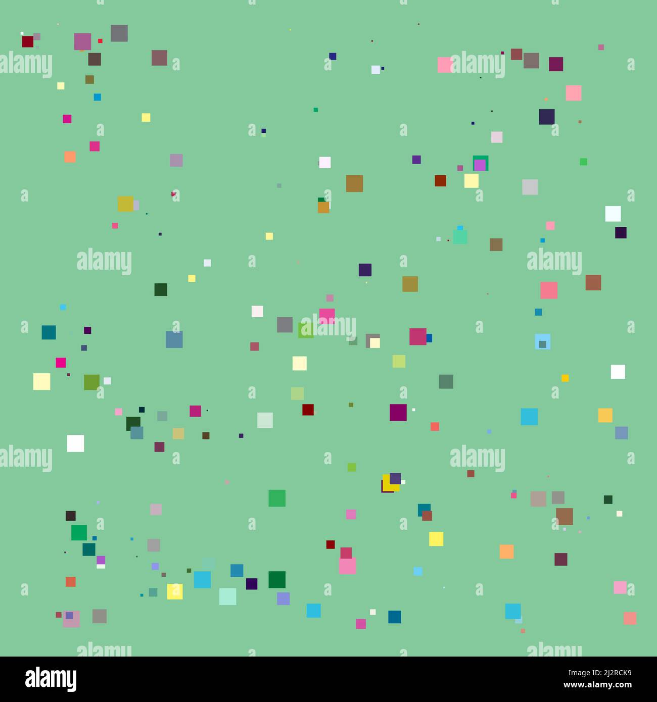 Random, scattered squares pattern, texture element. Randomness concept ...