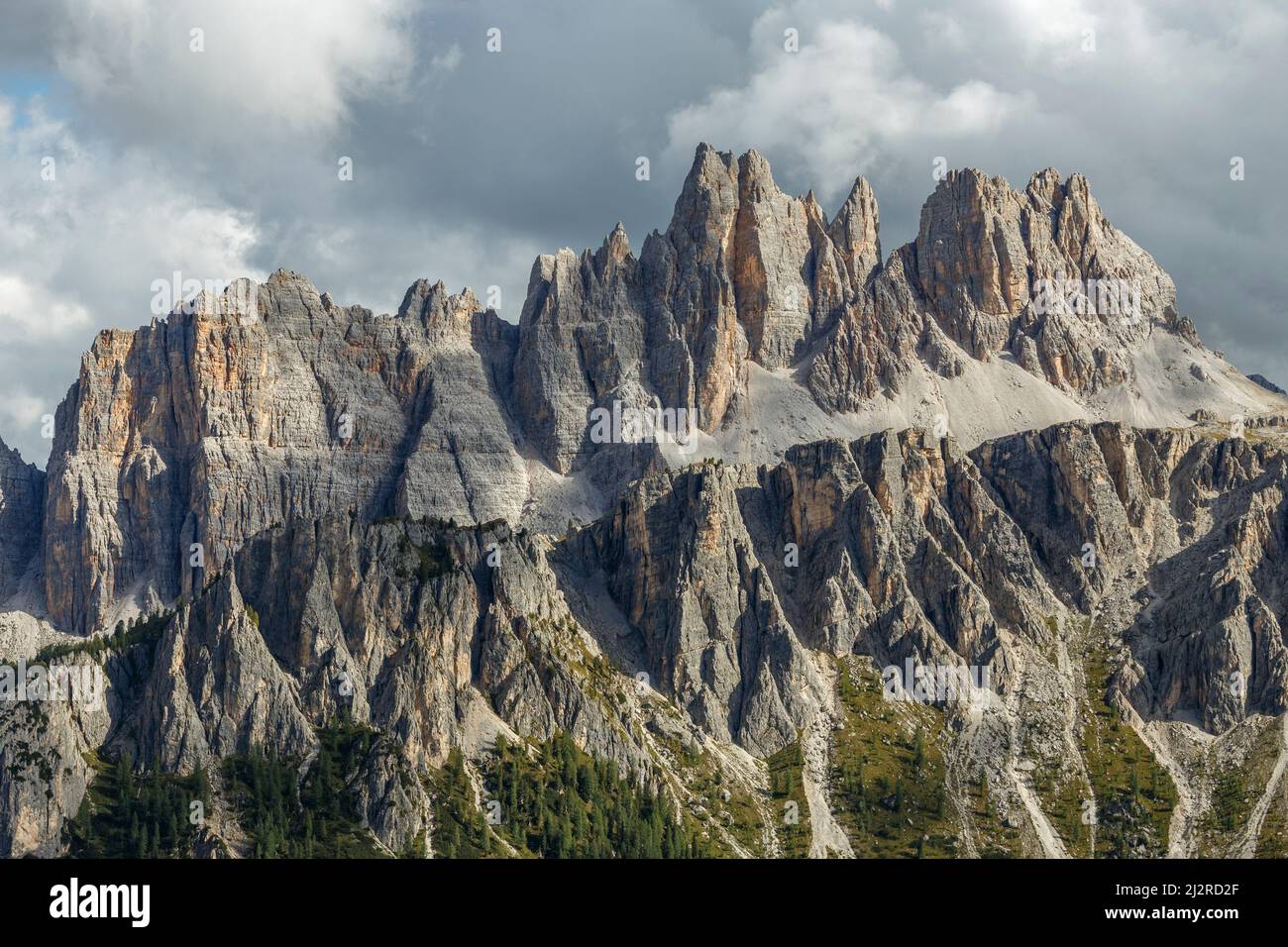 Croda da Lago, Veneto, Dolomites, Italian Alps Stock Photo