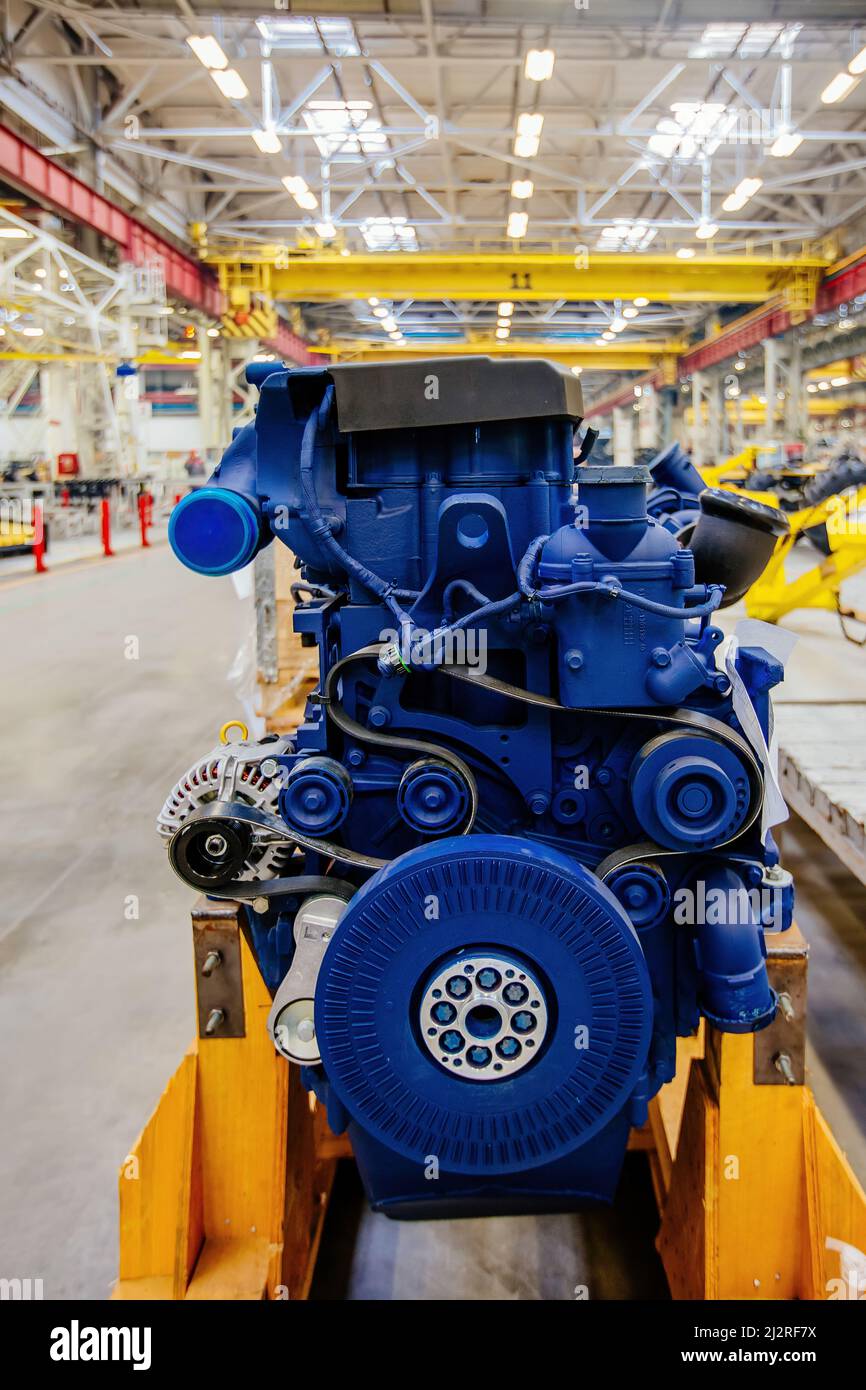 Modern diesel engine for assembling of machinery in the Stock