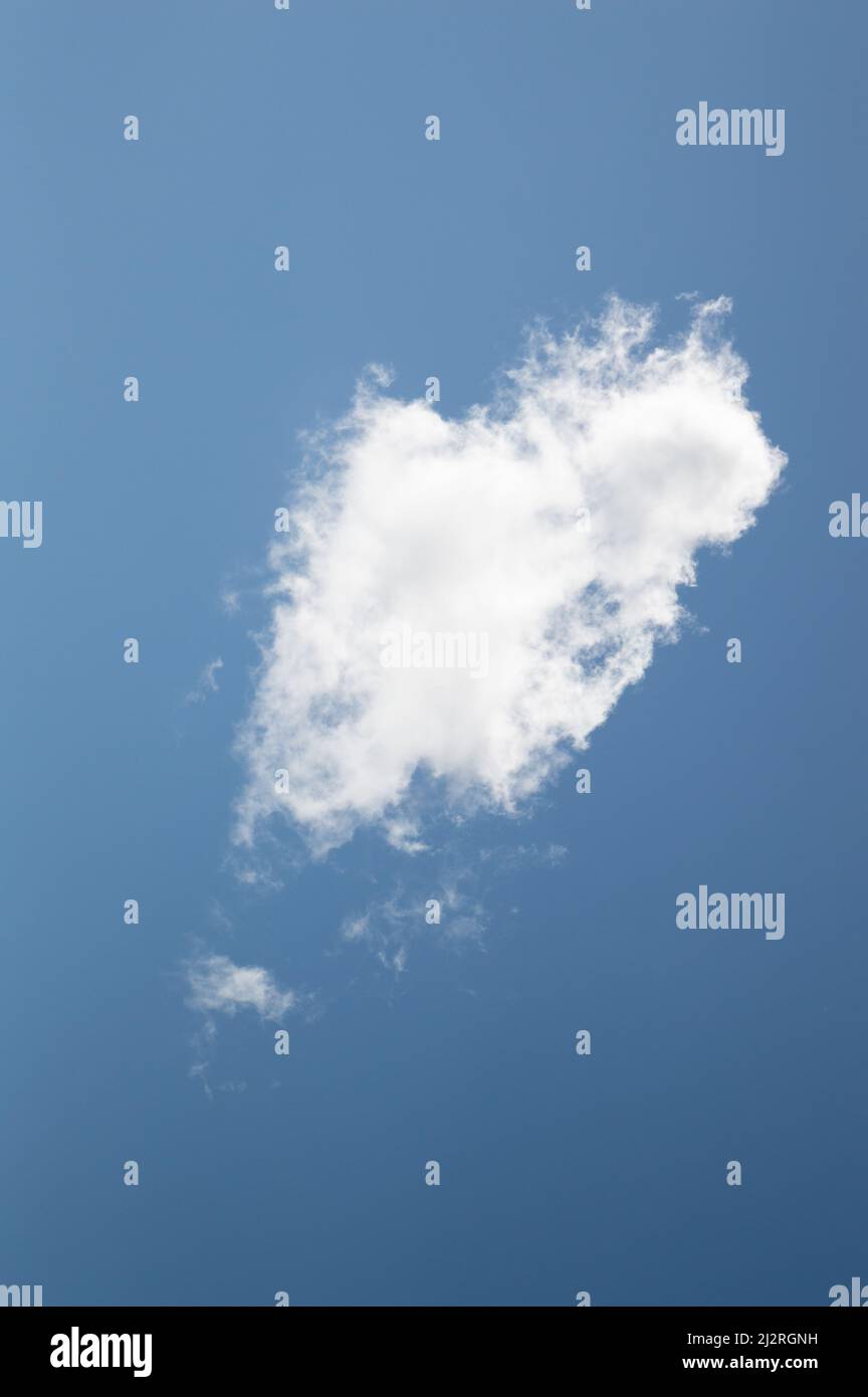 White cloud in blue sky Stock Photo