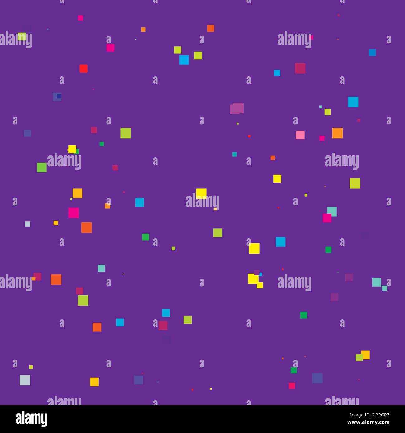 Random, scattered squares pattern, texture element. Randomness concept ...