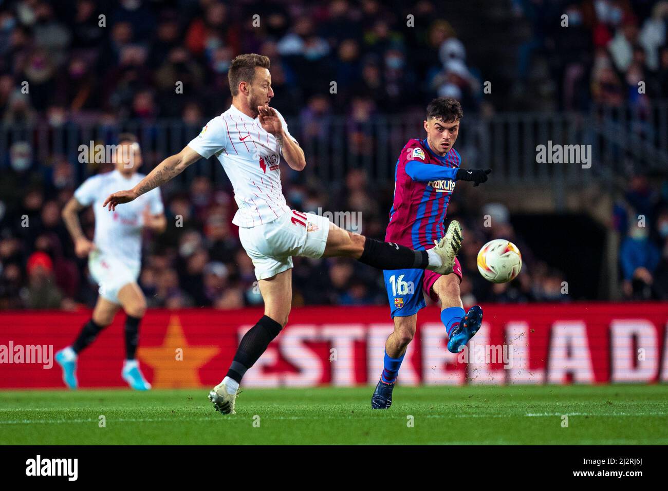 Barcelona, Spain, 3, April, 2022.  Spanish La Liga: FC Barcelona v Sevilla FC.  Credit: Joan Gosa/Alamy Live News Stock Photo