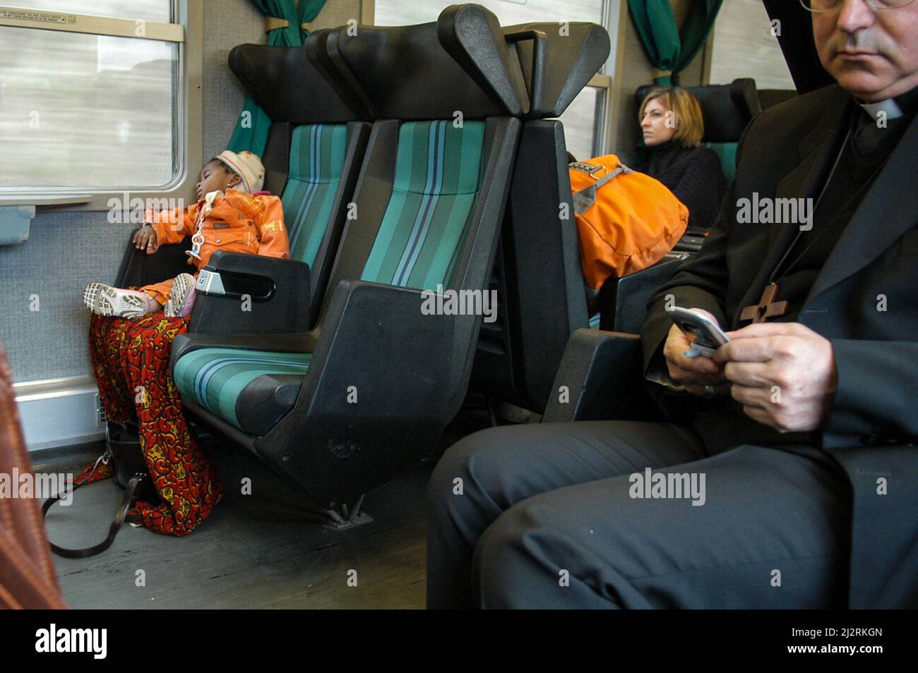 Italy, 04/02/2006: Train travel. © Andrea Sabbadini Stock Photo