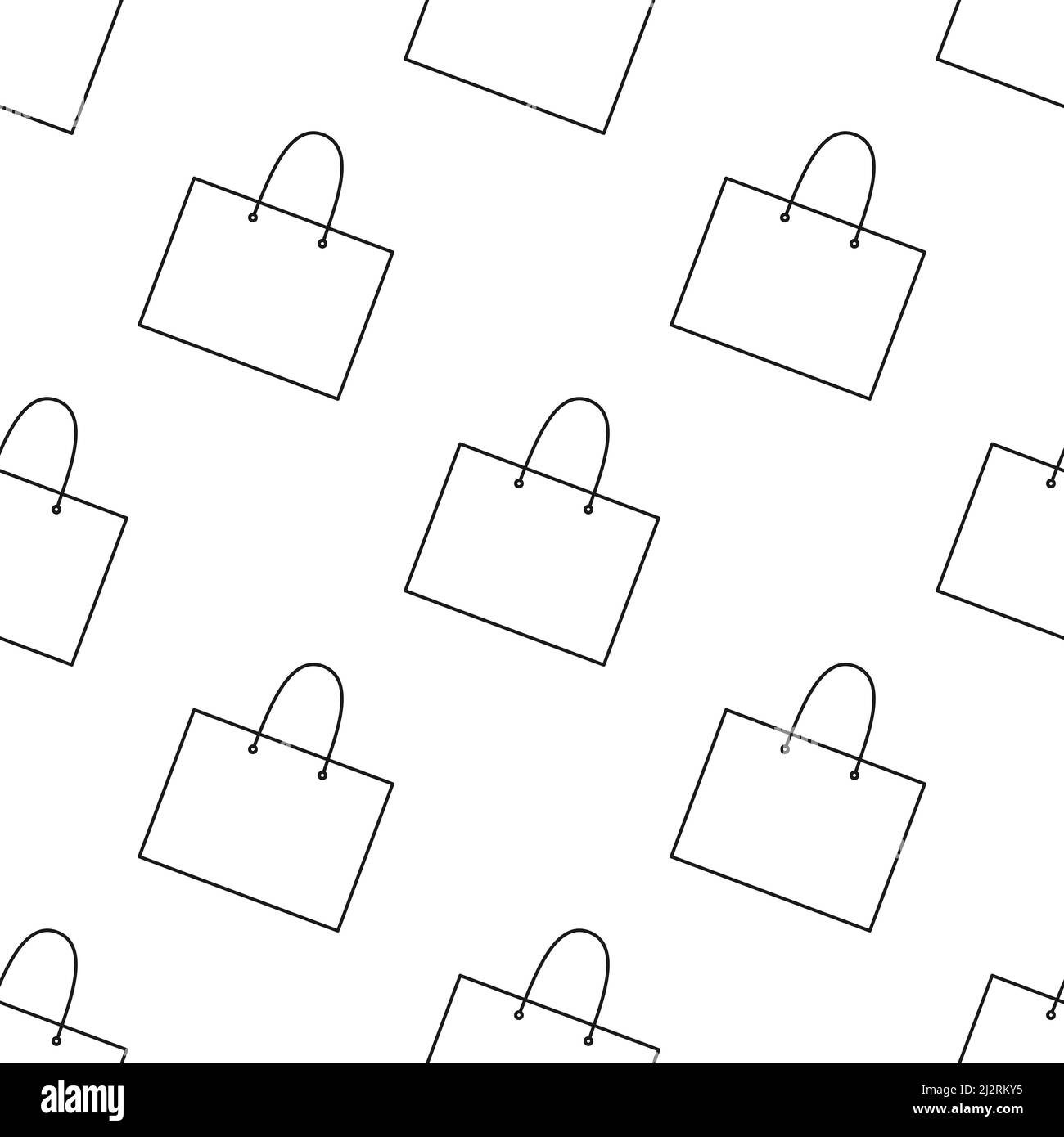 Seamless fashion bags pattern background Black and White Stock Photos ...