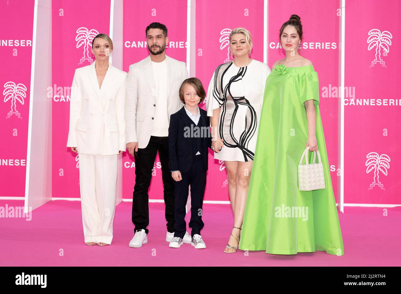 Anne Marivin, Soufiane Guerrab, Leon Durieux, Louane Emera and Marie