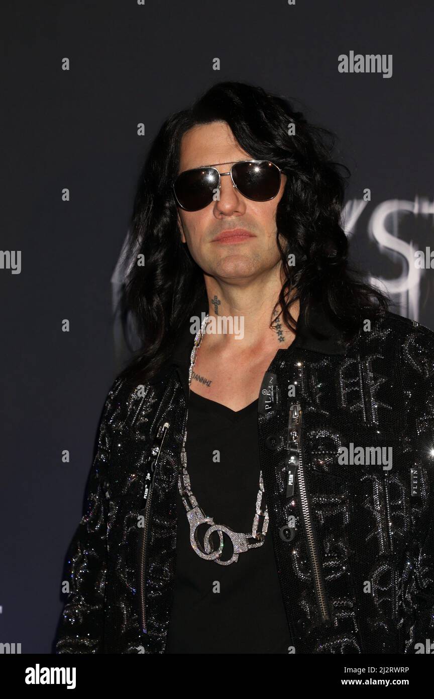 Las Vegas, Nevada, USA. 2nd April, 2022. CRISS ANGEL attends thePremiere of 'Amystika' Criss Angel Theater Planet Hollywood Lss Vegas, Nv April 2, 2022 Credit: ENT/Alamy Live News Stock Photo