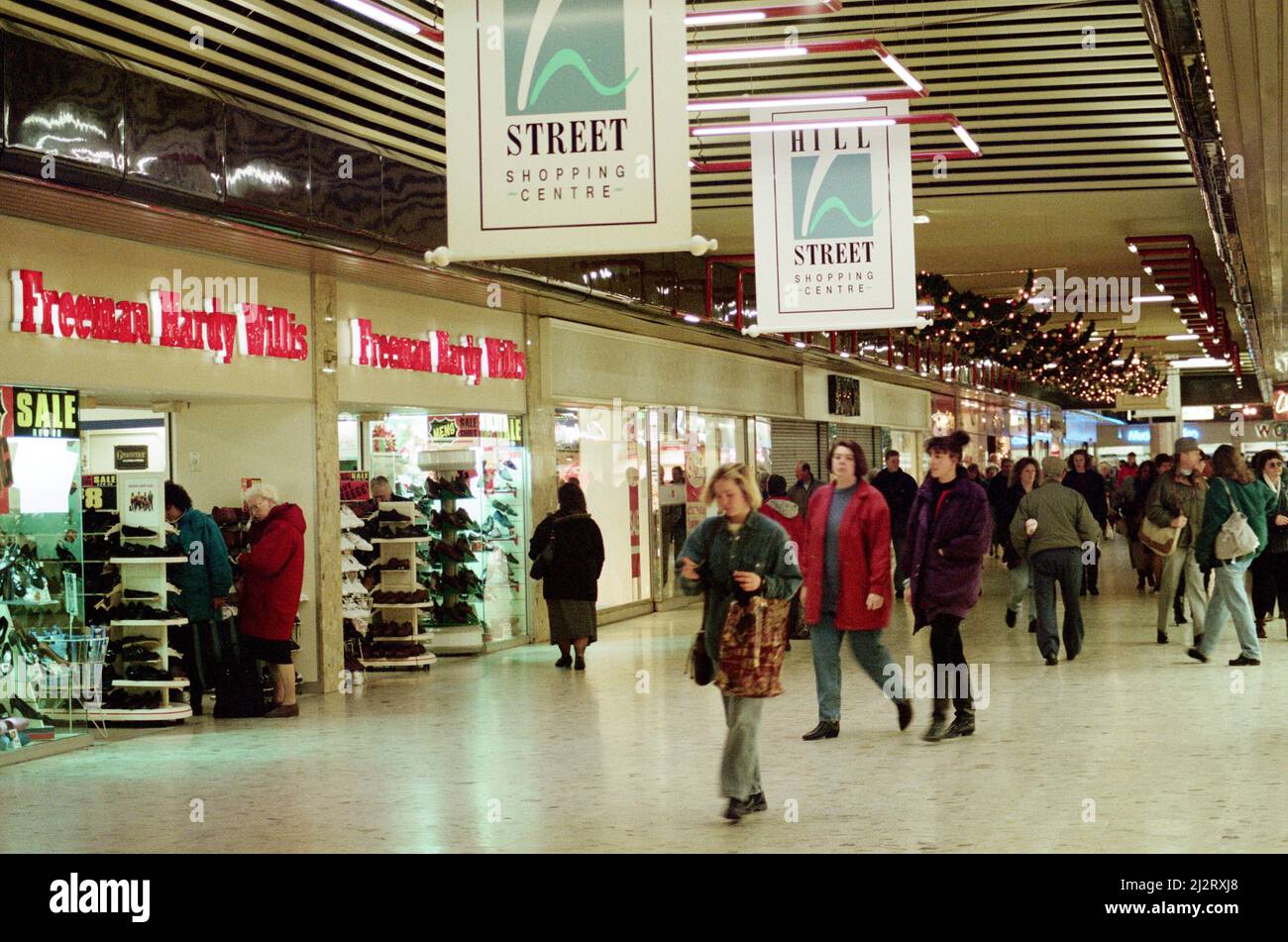 Looking for bargains at the post Christmas sales, Hill Street Shopping