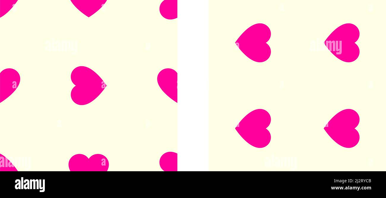 Pink/purple seamless, repeatable heart shape, icon pattern, texture ...