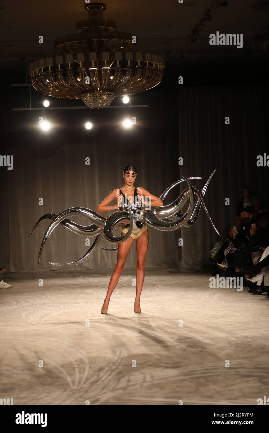Maria Irving Model A model seen at On | Off Presents Jack Irving fashion show during ...