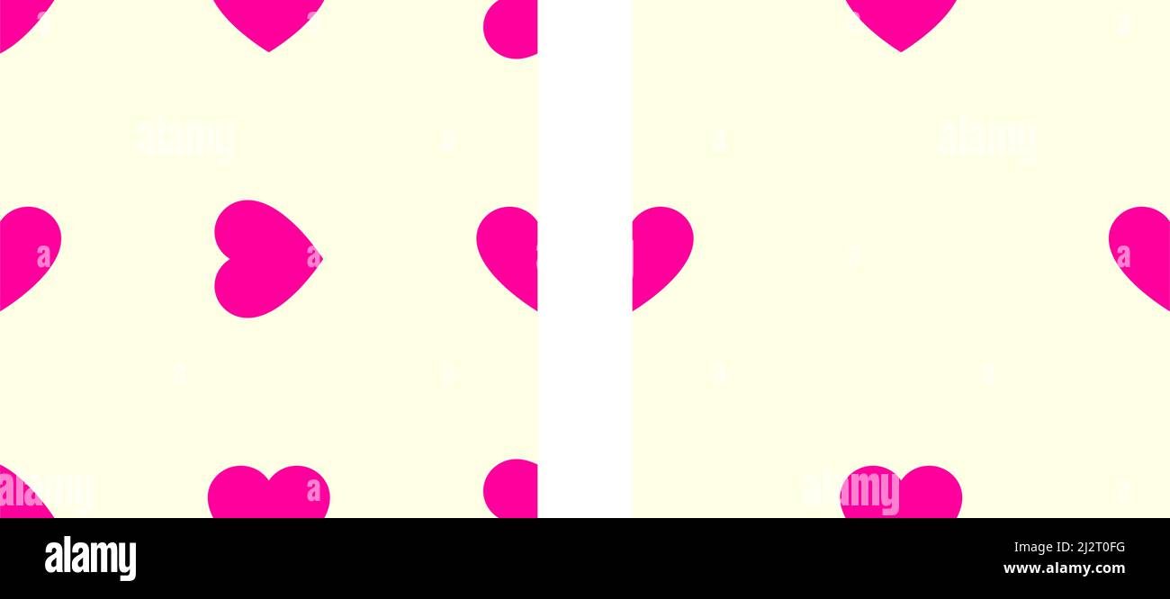 Pink/purple seamless, repeatable heart shape, icon pattern, texture ...