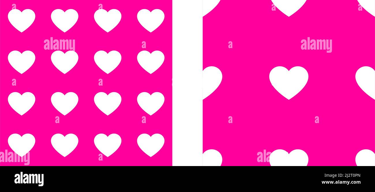 Pink/purple seamless, repeatable heart shape, icon pattern, texture ...