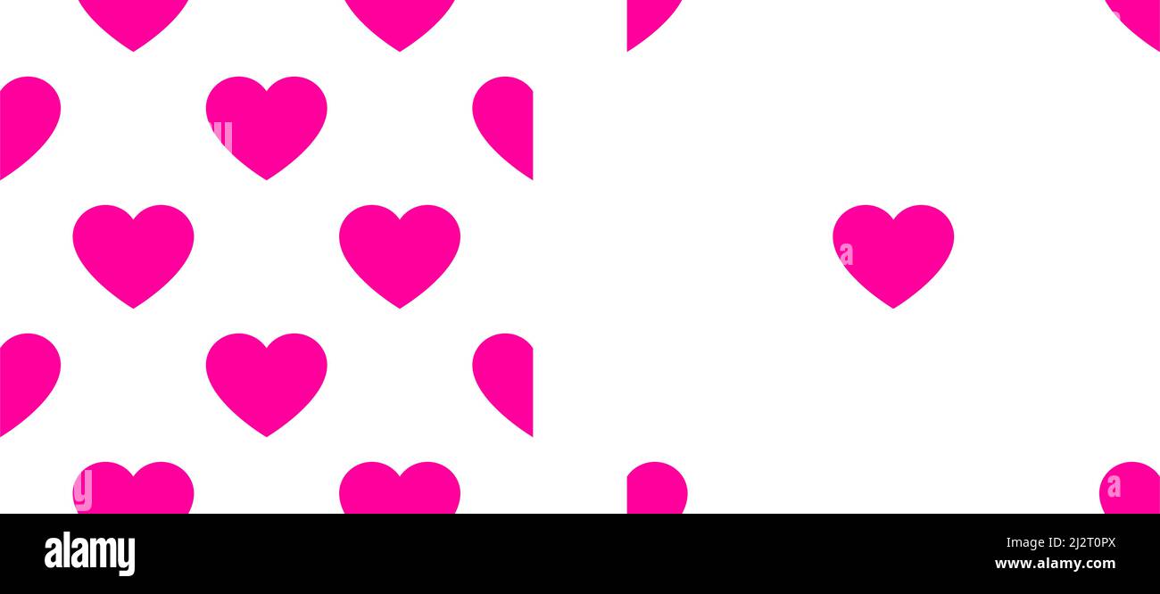 Pink/purple seamless, repeatable heart shape, icon pattern, texture ...