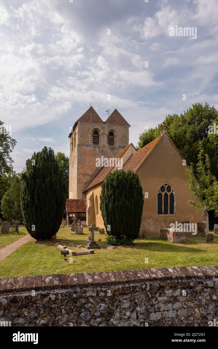 The Church of St Bartholomew, Fingest, Buckinghamshire, UK Stock Photo