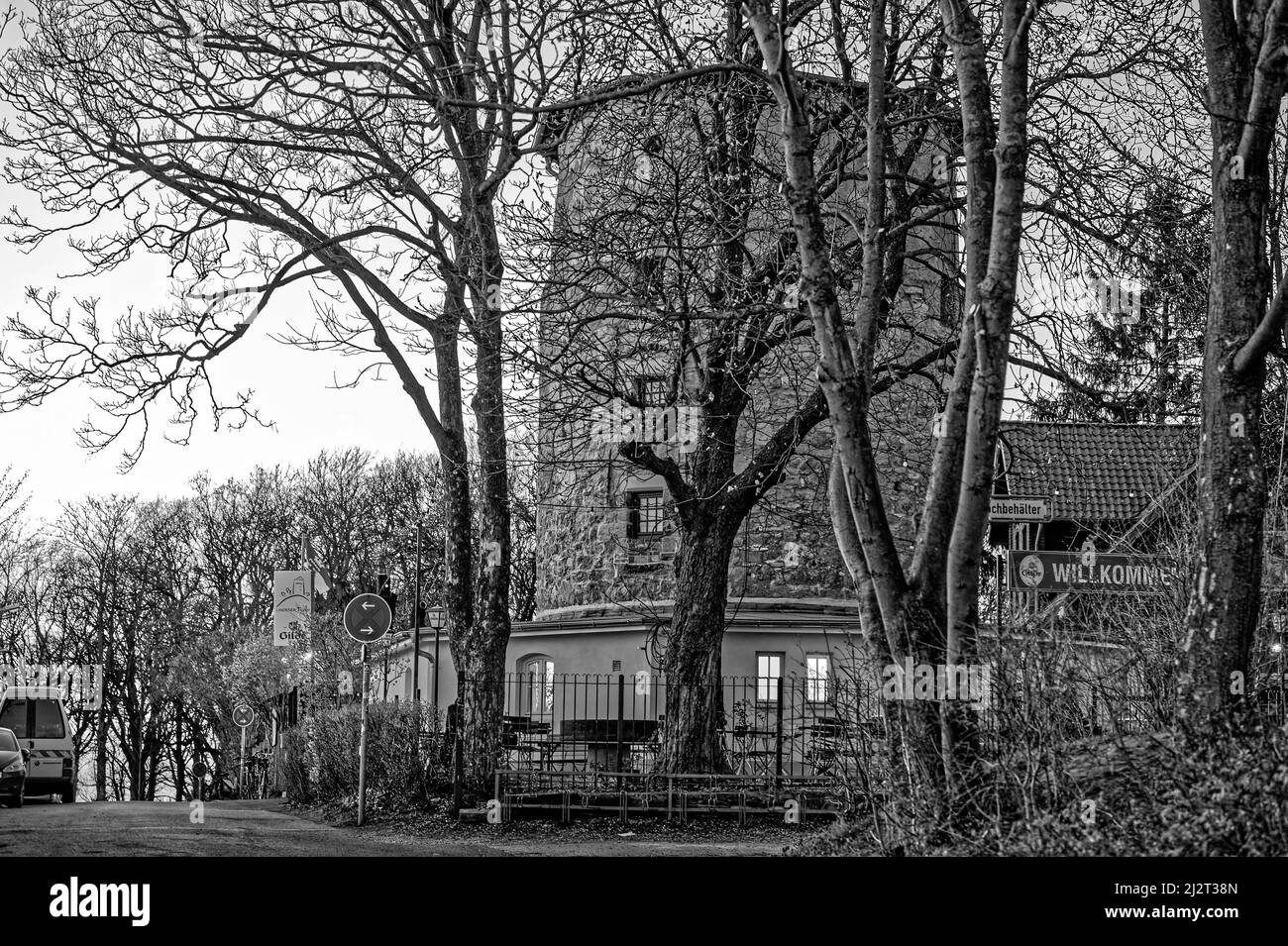 Lindener Turm ,Lindener Alpen ,Von Alten Garten ,Hannover Stock Photo