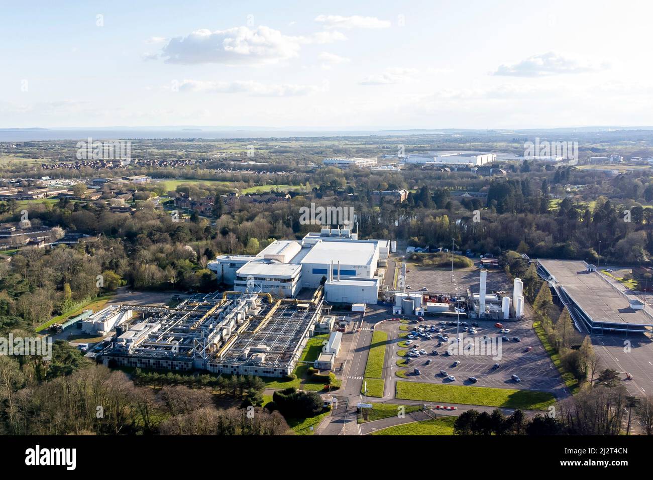 The Nexperia plant in Newport, Wales. Nexperia, a Dutch subsidiary of the Chinese technology company Wingtech, acquired the Newport Wafer Fab in July 2021 for £63m however the UK Government may still decide to intervene under the National Security and Investment Act. The plant, which makes semiconductors, employs 450 people. Stock Photo