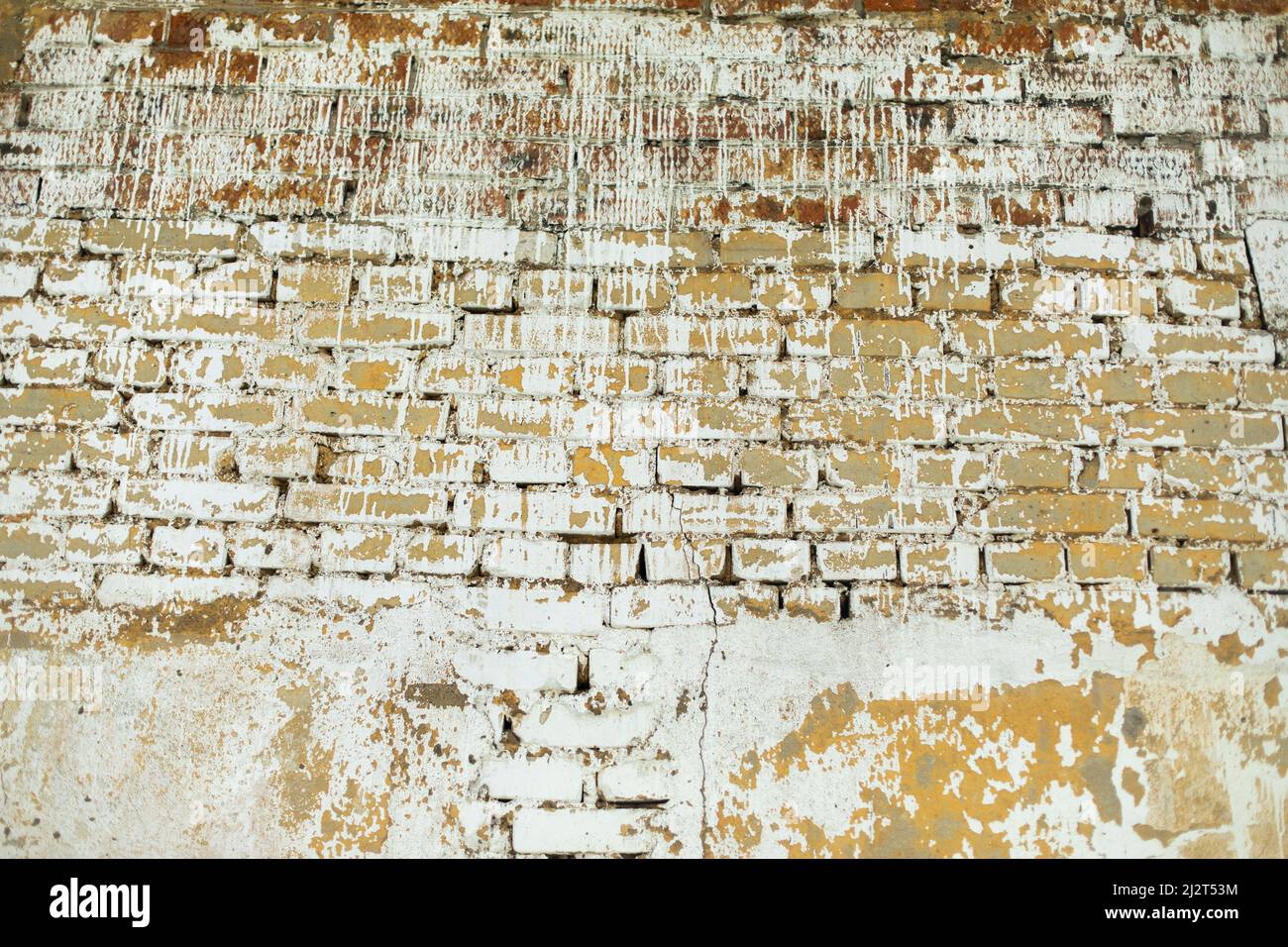 Old brick wall. Bad paint on wall. Texture of brickwork Stock Photo Alamy