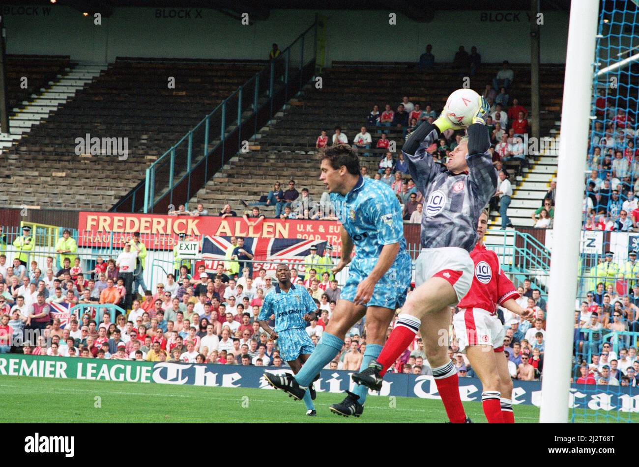 English Premier League match, Coventry City 2 1 Middlesbrough held at