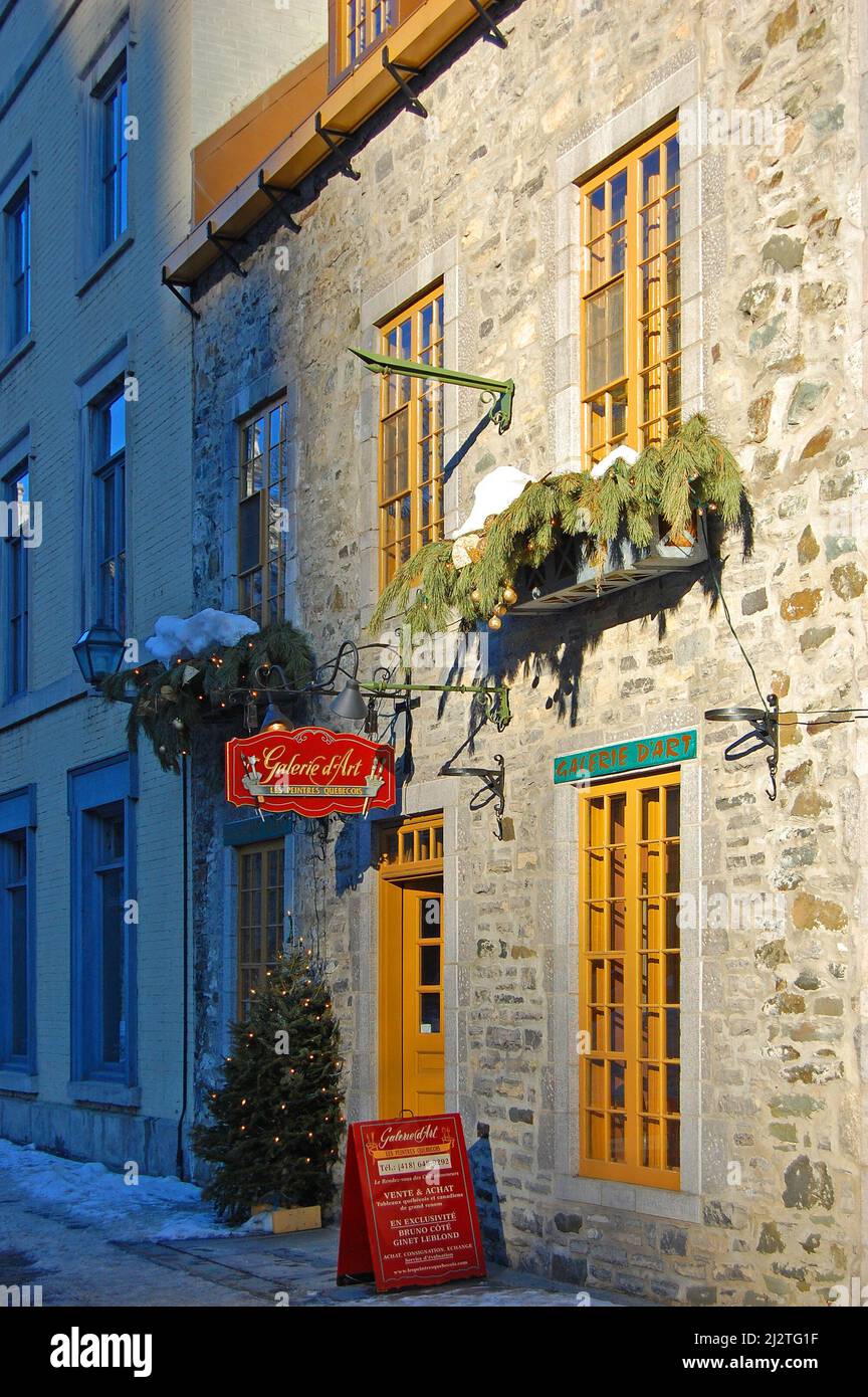 Galerie Douce Passion Rue Notre Dame Ville De Québec Qc Galerie D'art Douce Passion in a French style building at 42 Rue Notre Dame  Street in Quebec City UNESCO World Heritage Site, Quebec, Canada Stock  Photo - Alamy