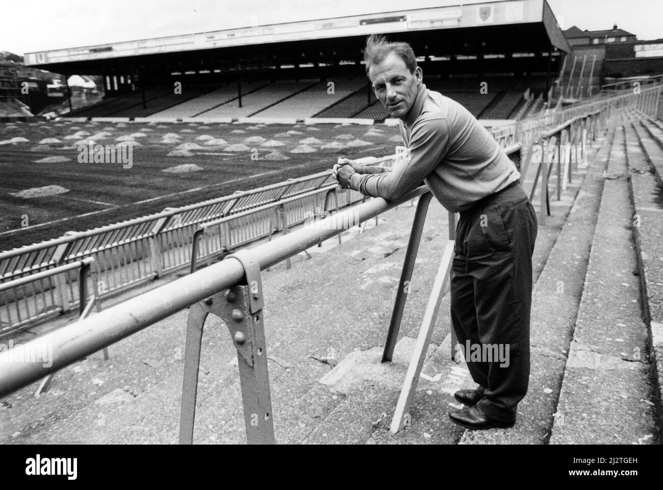 Crystal Palace manager Steve Coppell at Selhurst Park.22nd May 1993. Stock Photo