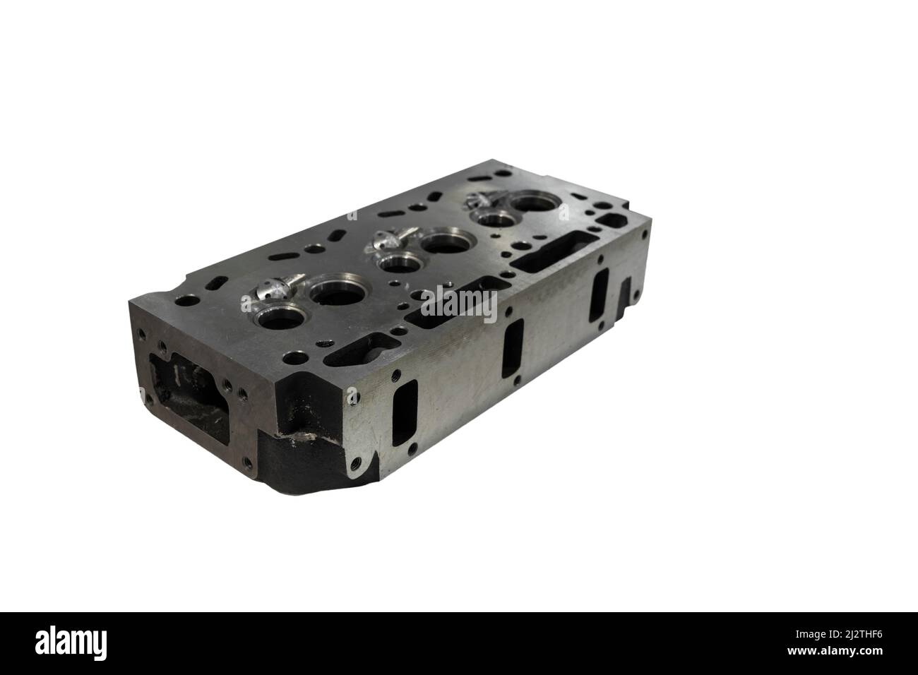 Machined Head Cylinder for deisel engine ; spare part Stock Photo Alamy