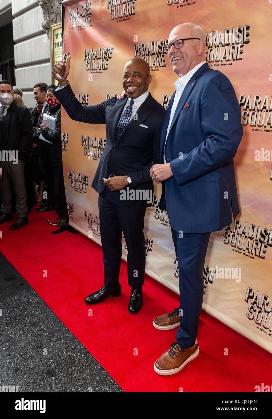 New York, NY April 3, 2022 Mayor Eric Adams and Joe Crowley attend