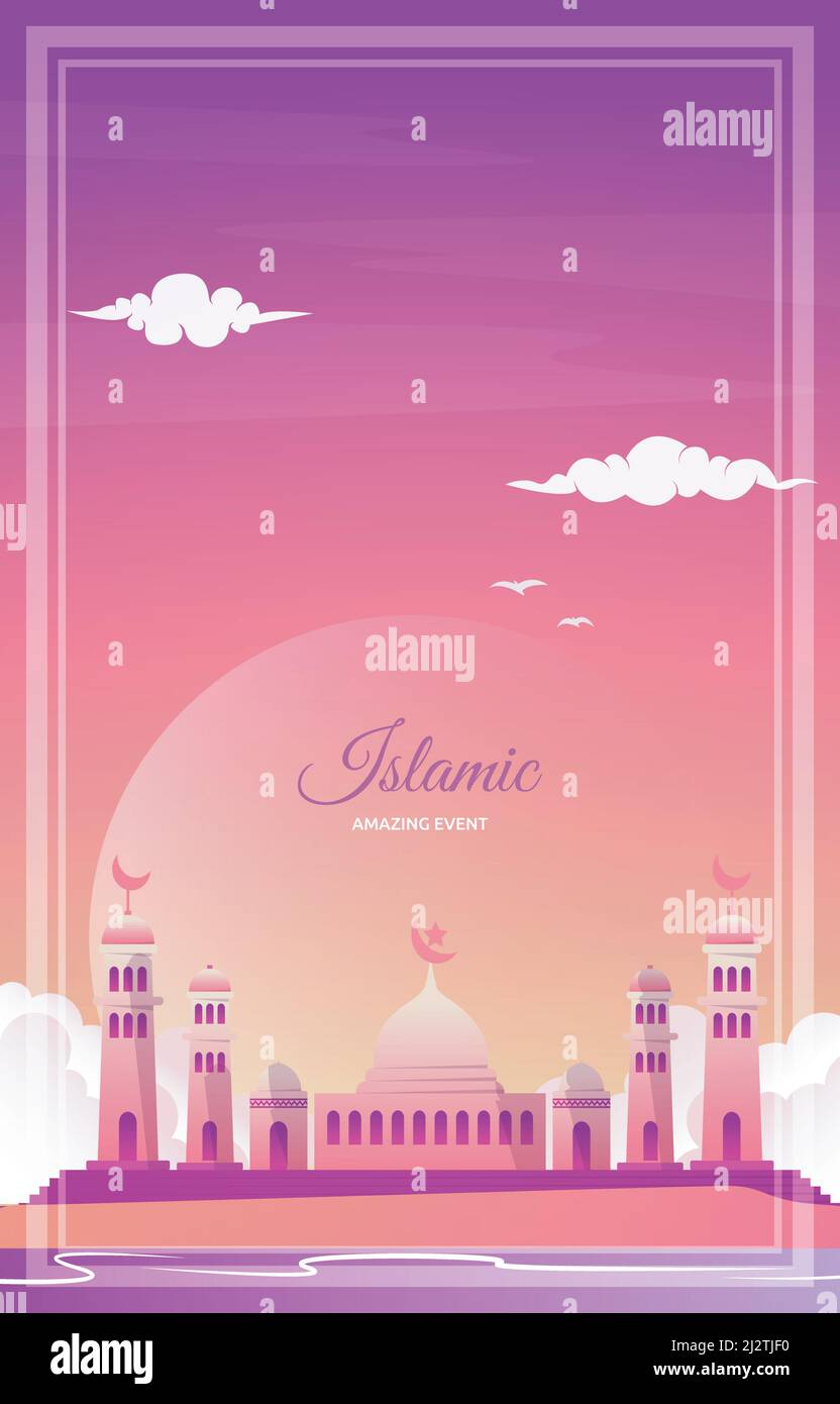 Islamic vector vectors hi-res stock photography and images - Alamy