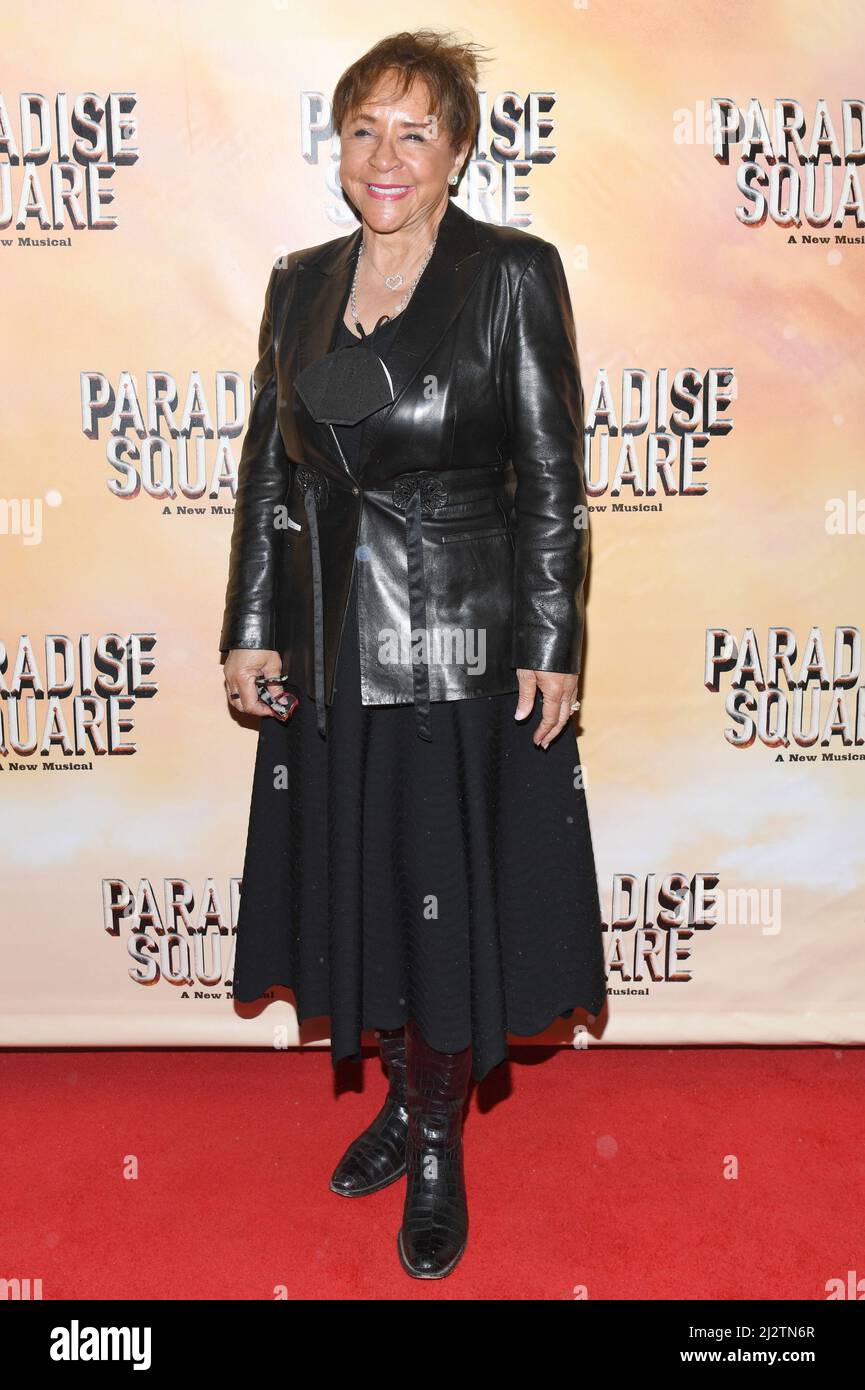 New York, USA. 03rd Apr, 2022. Sheila Johnson attends the opening night