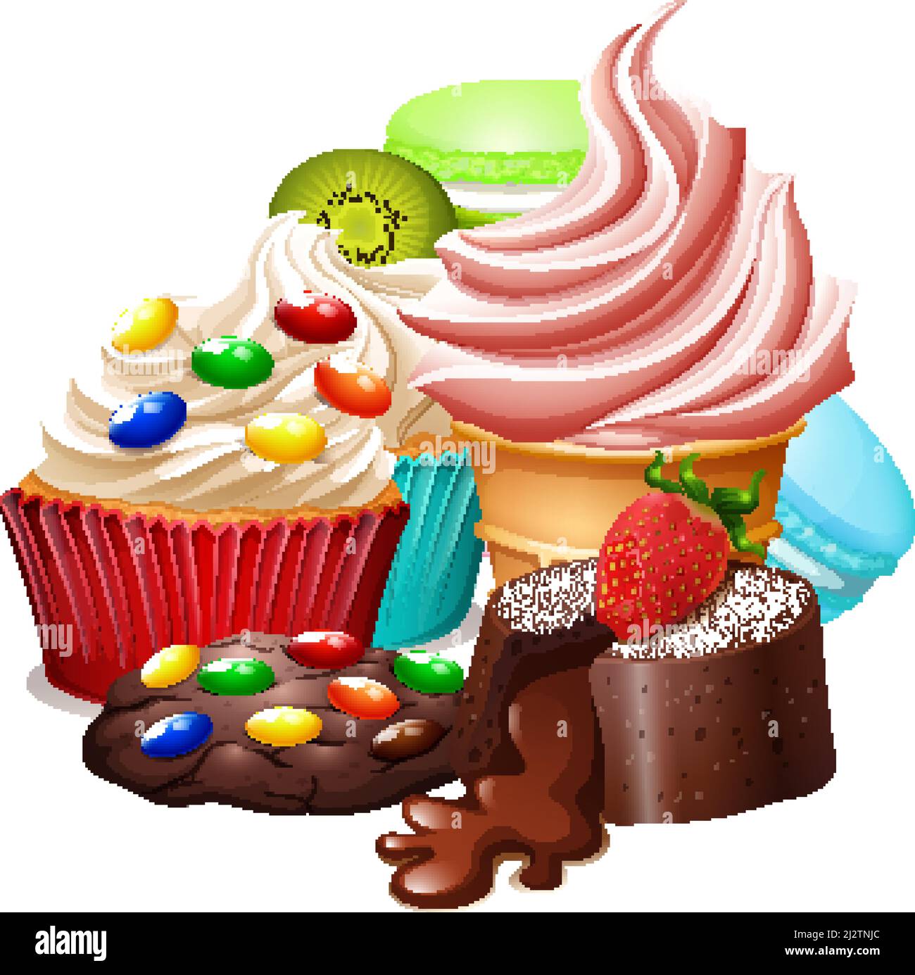 https://c8.alamy.com/comp/2J2TNJC/sweet-bakery-dessert-on-white-background-illustration-2J2TNJC.jpg