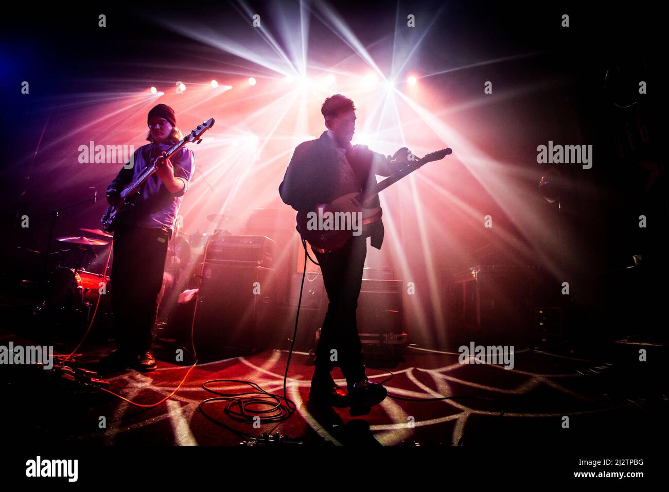 Copenhagen, Denmark. 02nd, April 2022. The Irish rock band Just Mustard