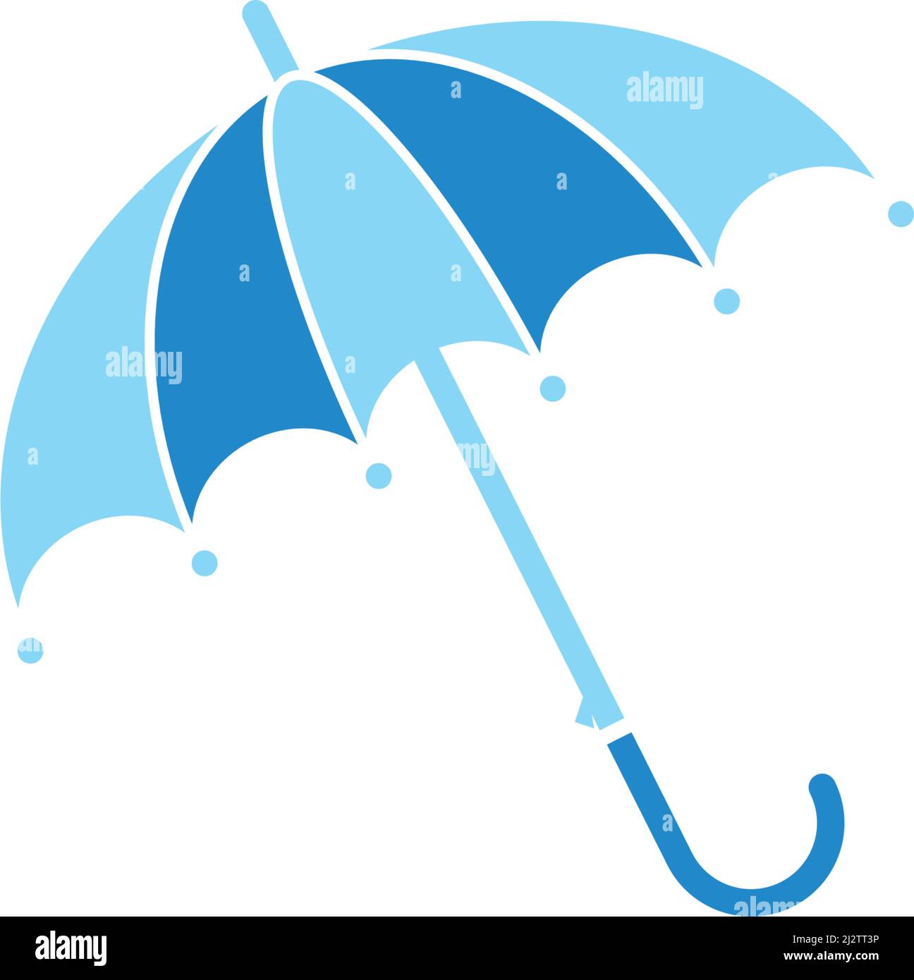 Umbrella logo concept vector template Stock Vector
