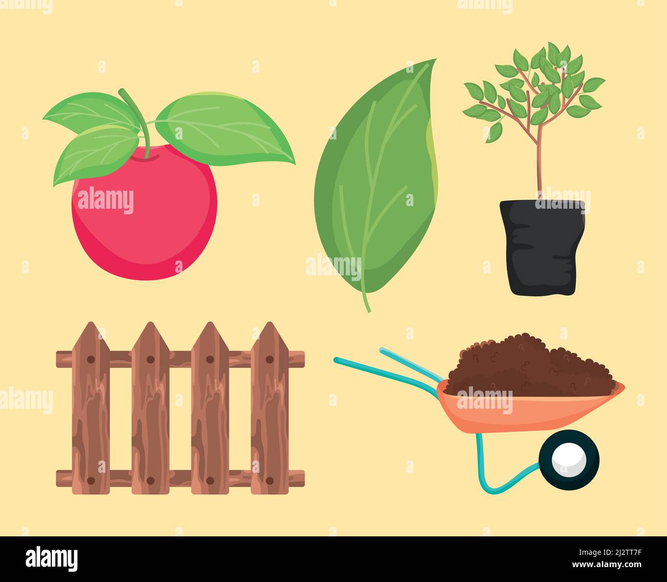 gardening icon set Stock Vector Image & Art - Alamy