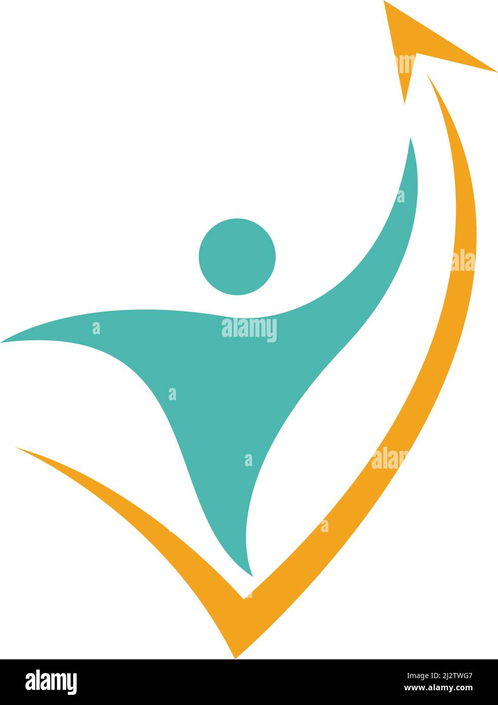 success people logo vector template Stock Vector