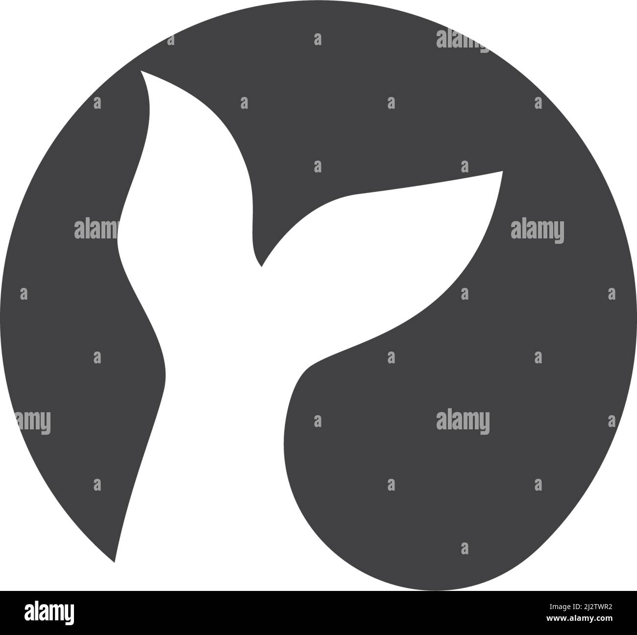 Whale logo illustration vector flat design Stock Vector Image & Art - Alamy