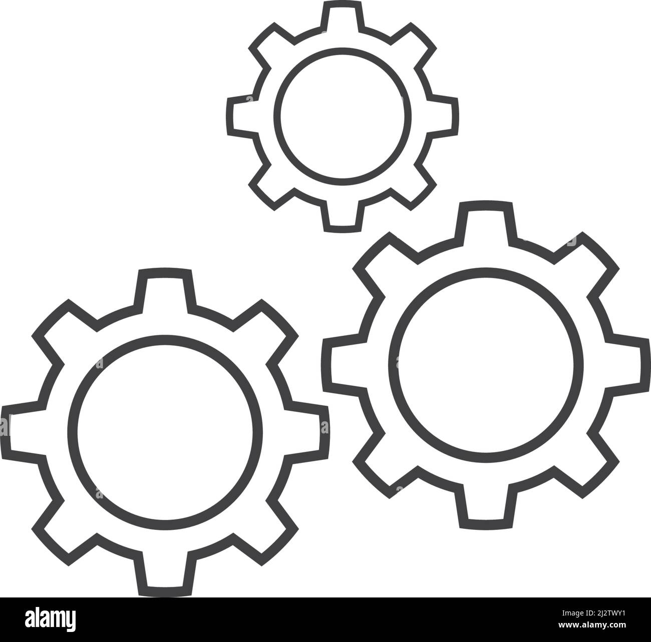 Gear Logo Template vector icon illustration design Stock Vector Image ...