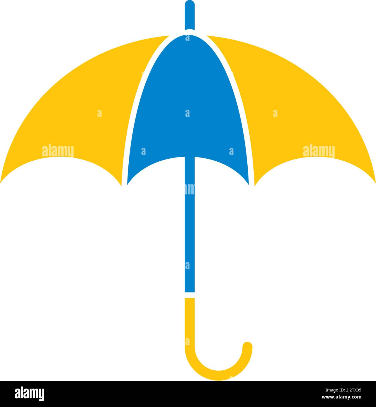 Umbrella logo concept vector template Stock Vector