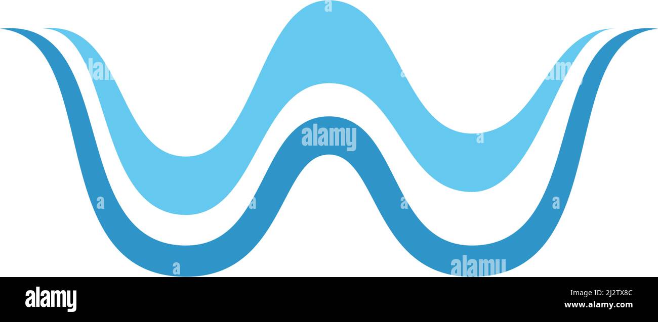 Water wave Logo design vector Template Stock Vector Image & Art - Alamy