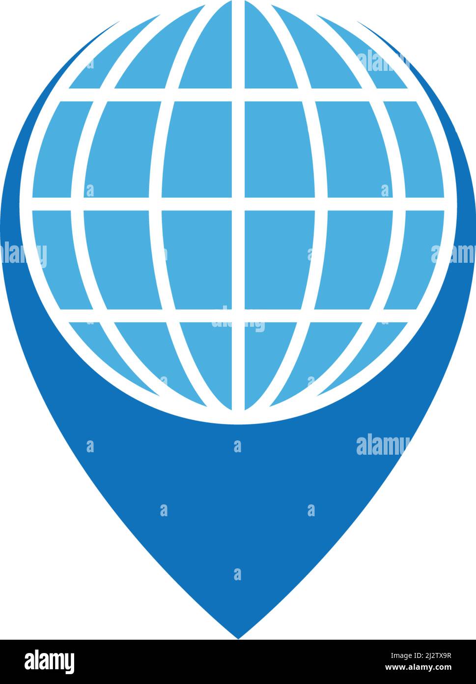 Globe technology ilustration logo icon vector template Stock Vector