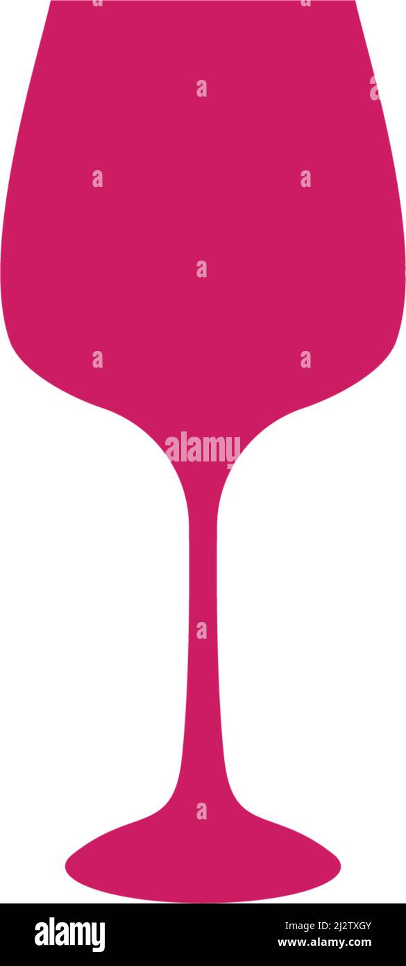 Wine Logo illustration flat design Template Stock Vector
