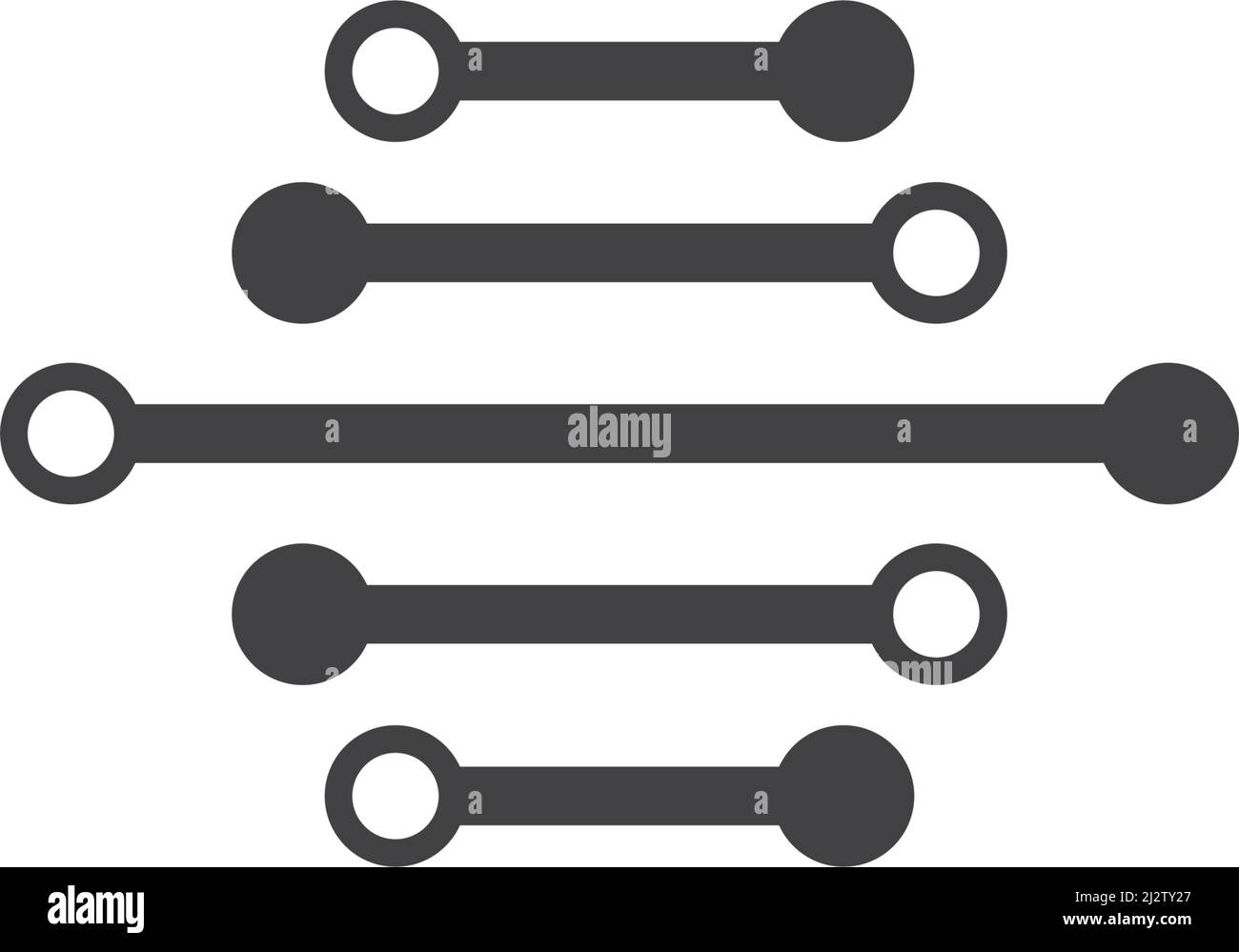 Circuit technology logo vector template Stock Vector