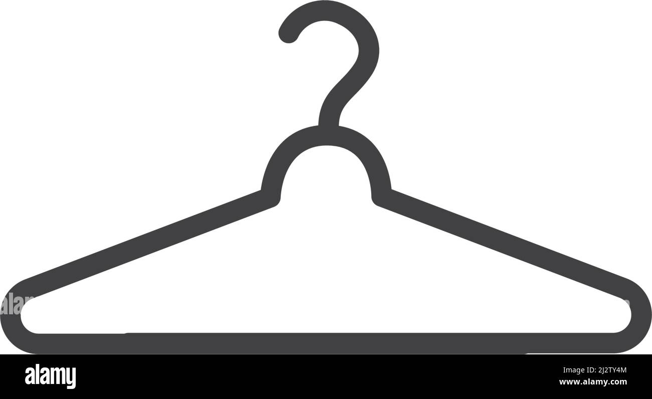 Hanger icon flat design vector template Stock Vector