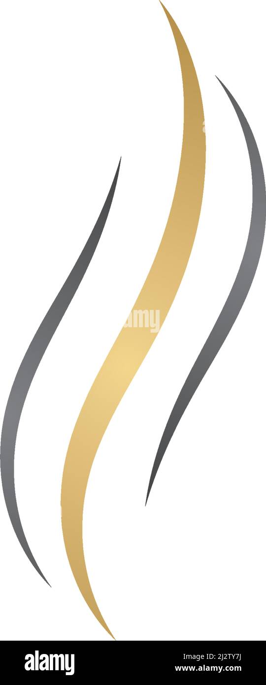 Hair wave logo vector icon template Stock Vector