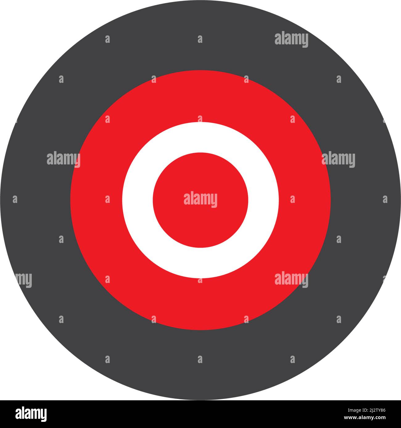 Target icon vector ilustration template Stock Vector