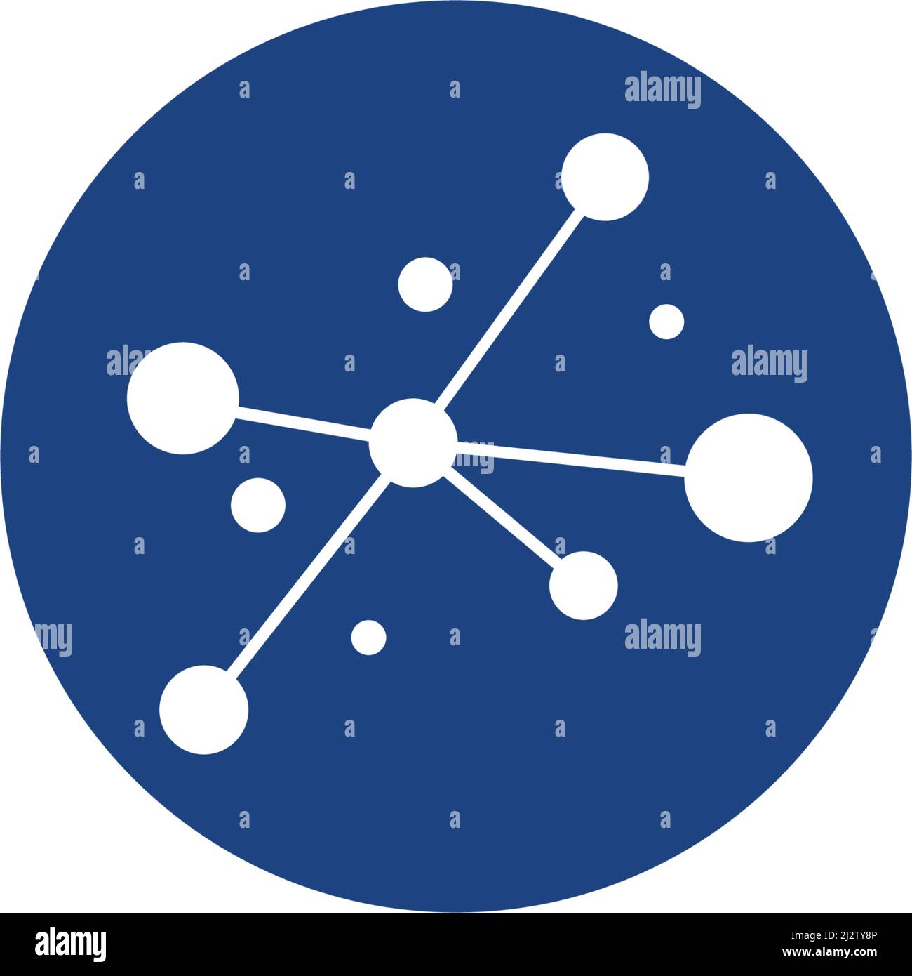 Molecule logo icon illustration vector template Stock Vector Image ...