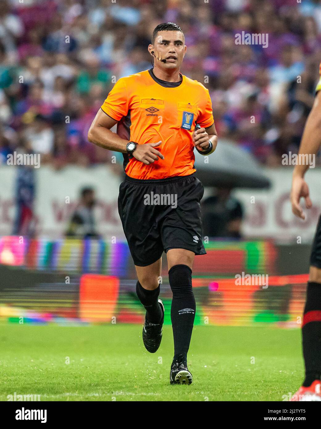 Fortaleza, Brazil. 04th Apr, 2022. CE - Fortaleza - 04/03/2022 - 2022 NORTHEAST CUP FINAL, FORTALEZA X SPORT - Referee Marielson Alves Silva during a match between Fortaleza and Sport at the Arena Castelao stadium for the Copa do Nordeste 2022 championship. Photo: Pedro Chaves/AGIF Credit: AGIF/Alamy Live News Stock Photo