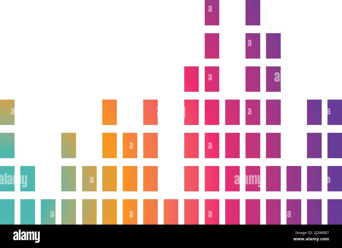 sound wave music logo vector template Stock Vector