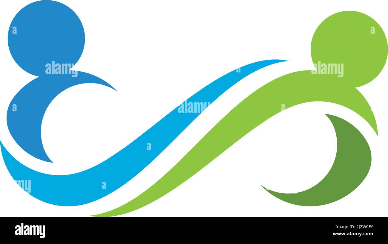 Community, network and social logo design template vector Stock Vector ...