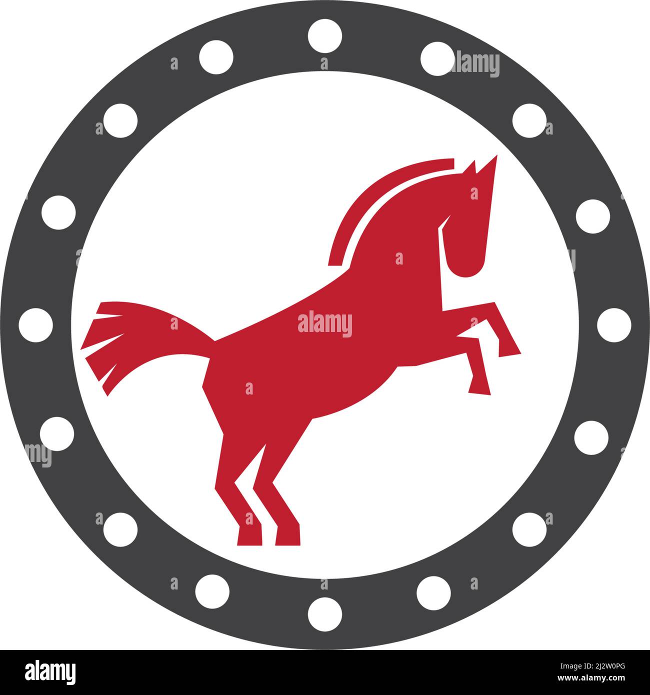 Horse Logo Template Vector illustration design Stock Vector