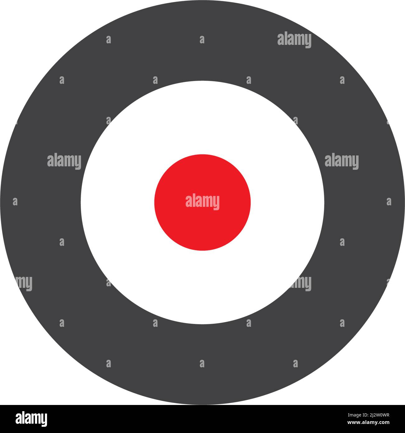 Target icon vector ilustration template Stock Vector